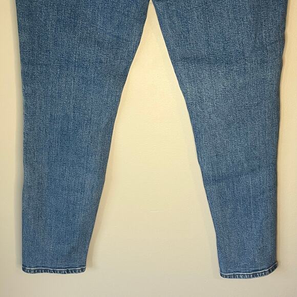Loft Light Wash High Rise Skinny Ankle Jean Size 6 - Picture 12 of 14